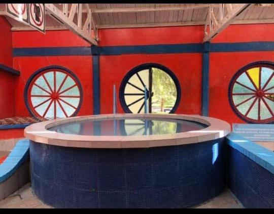 Hotel Y Balneario Ojo Caliente Camargo Kültér fotó